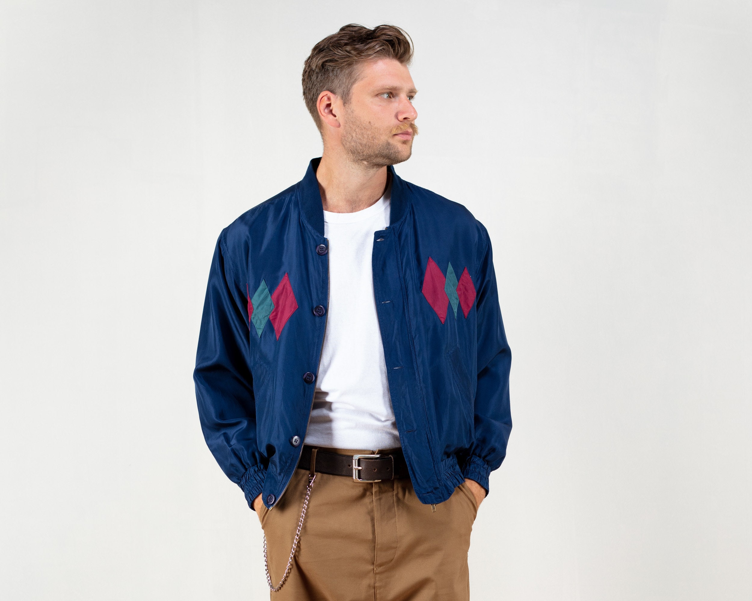 silk bomber jacket mens