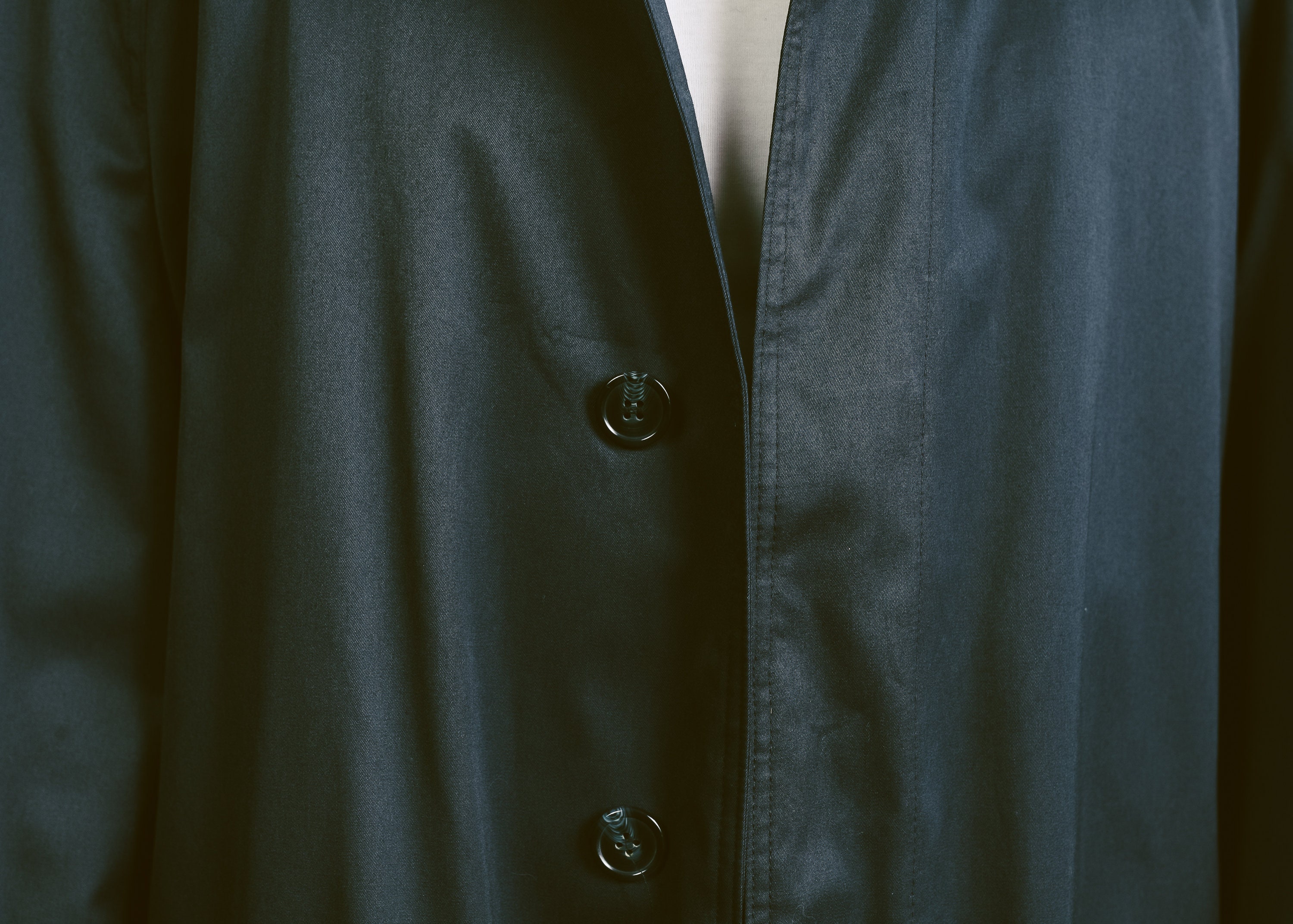 Mens Navy Blue Mac Coat . 80s Oversized Duster Coat Lightweight Coat Jacket Navy Blue Mac Spring ...
