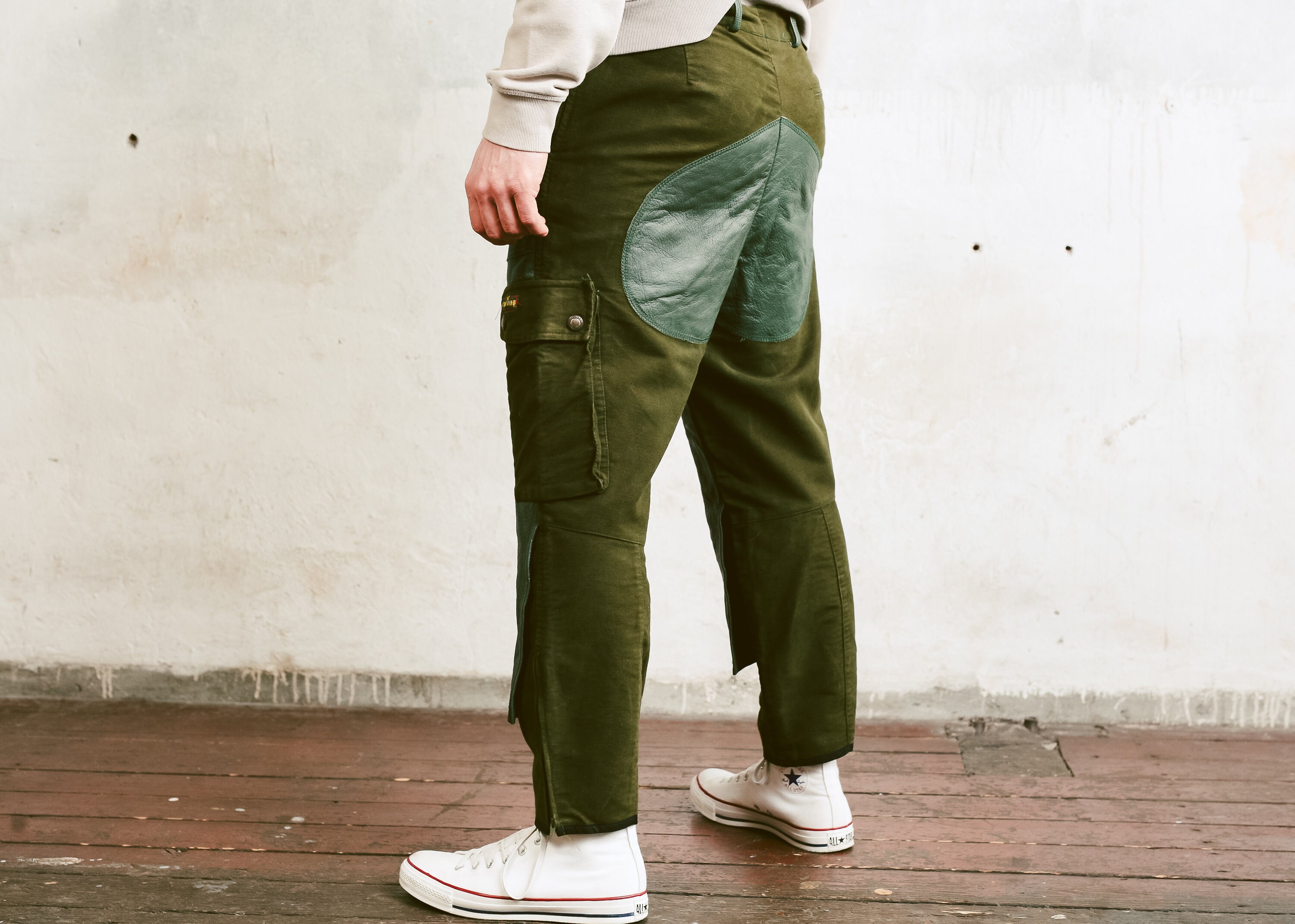 Vintage Chevalier Pants . Men Forest 