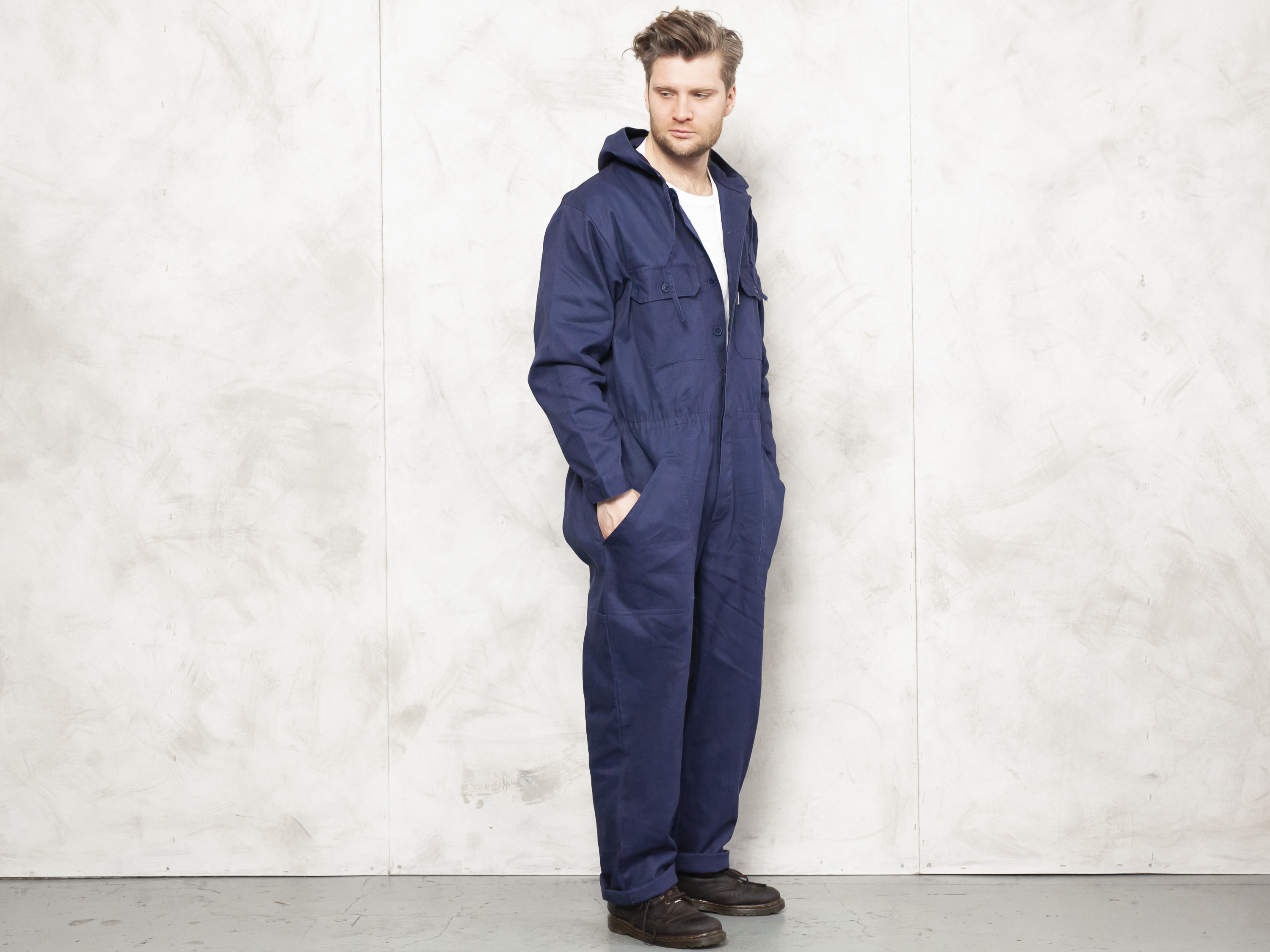 Work 90's Jumpsuit vintage 1990s full jumpsuit men clothing garage