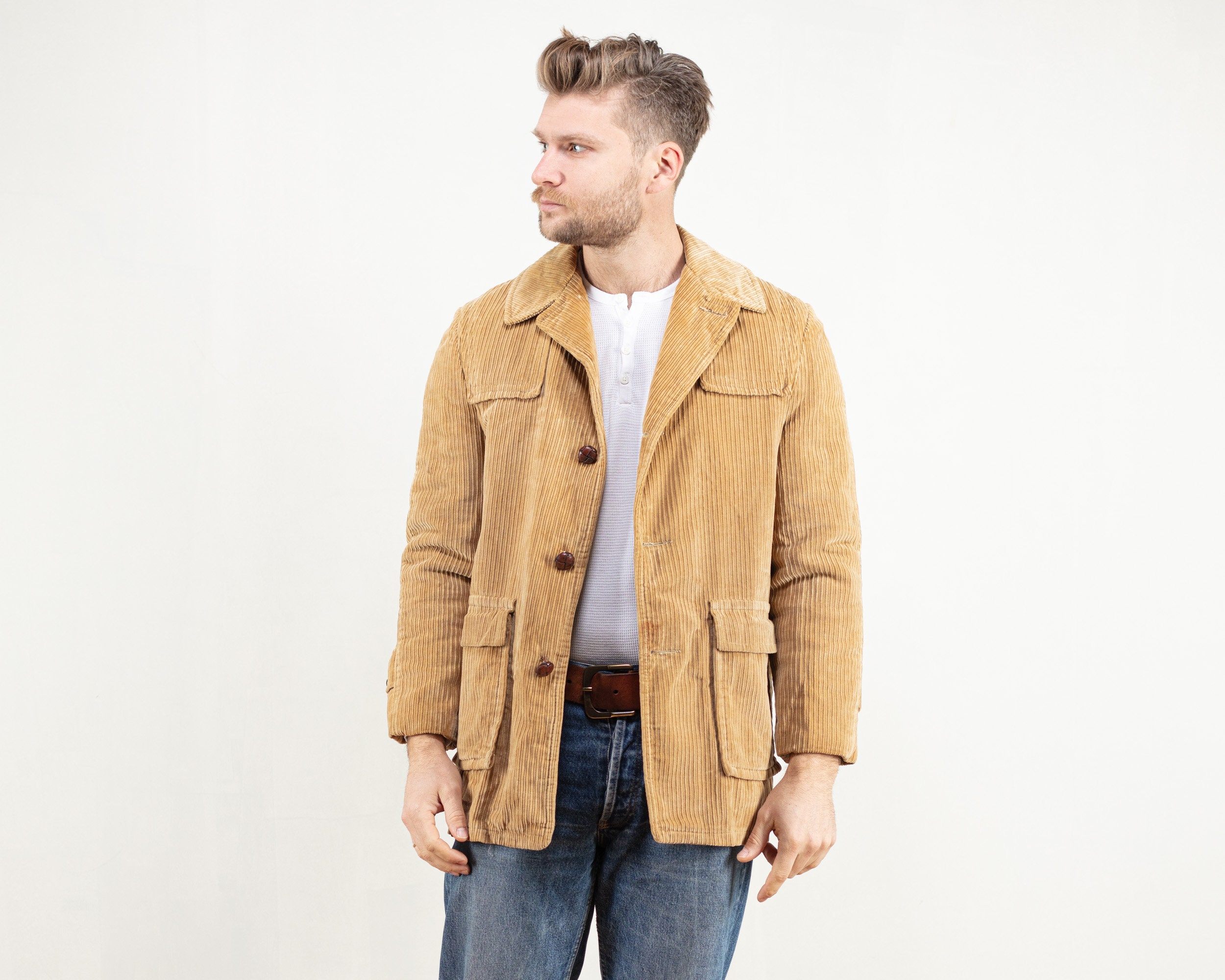 corduroy sherpa jacket mens