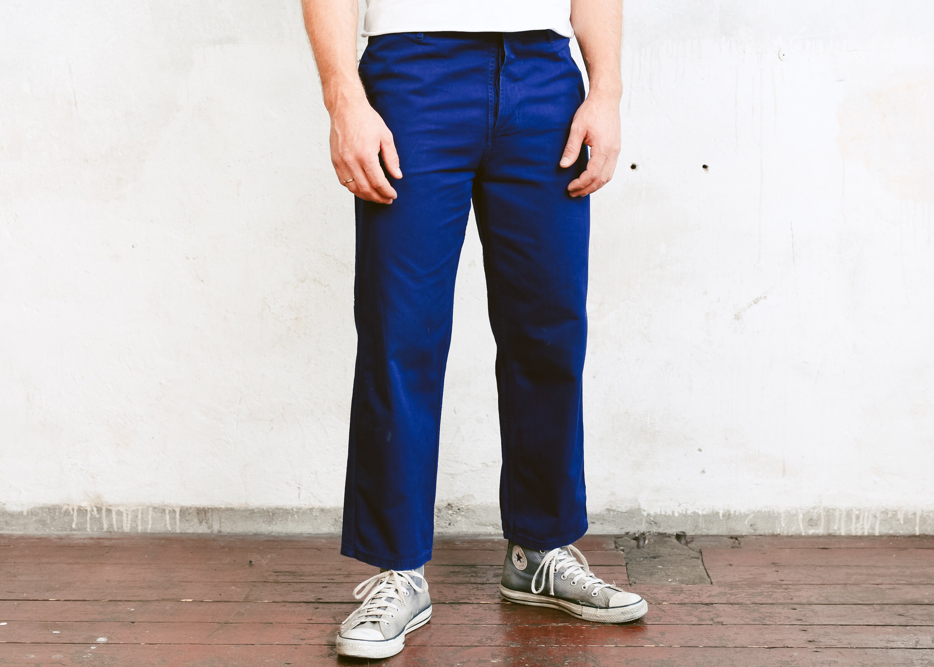 blue work cargo pants