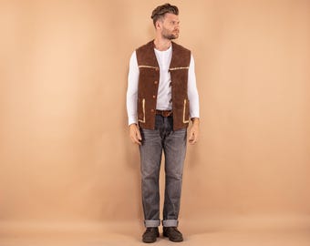 Gilet peau de mouton homme best sale