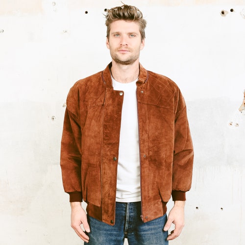suede aviator jacket mens