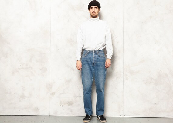 90's style cheap men's jeans