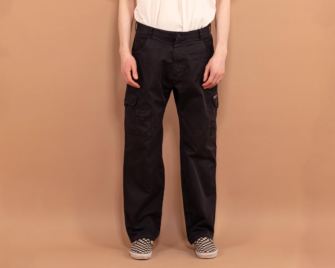 00s black cargo pants