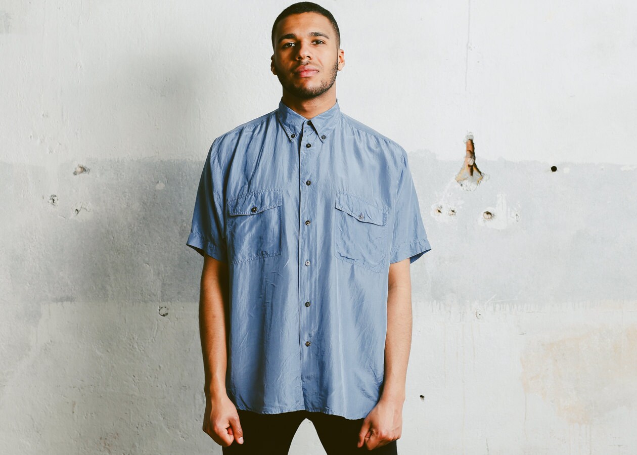 silk oxford shirt