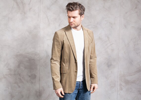 Vintage 90s Corduroy Blazer . Vintage Men Sport Co