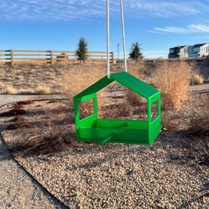 Bird Feeder, Hanging Bird Feeder, 3D Printed Bird Feeder, 3D Printed Hanging Bird Feeder