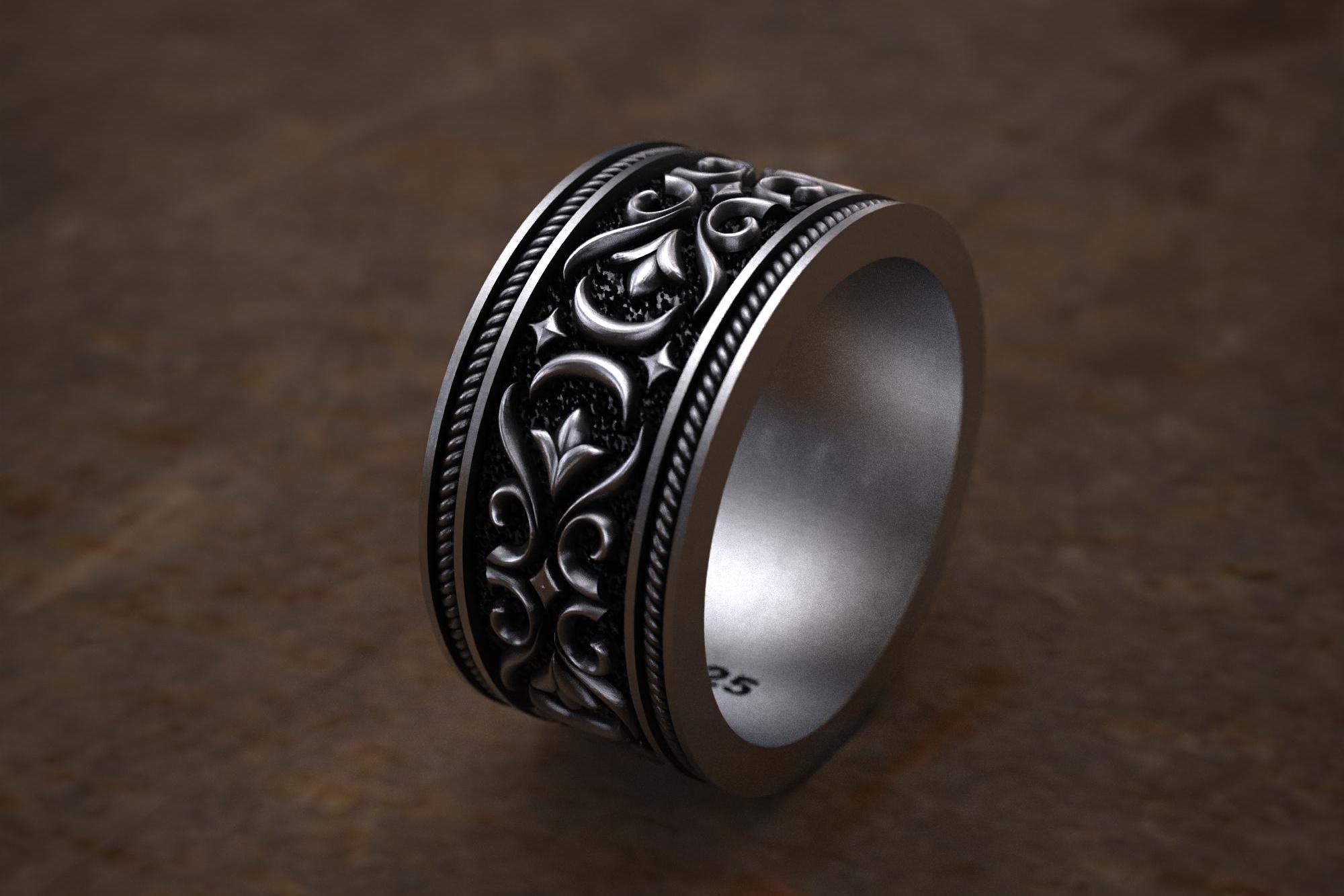 【LOOT】Viking Ring ヴァイキング指輪 925/ 18K＋天然石 LOOT】Viking Ring ヴァイキング指輪 925/ 18K＋天然石