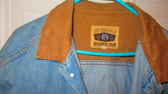 vintage LEVIS STRAUSS Silver tab 2 tone 5 pocket … - image 2