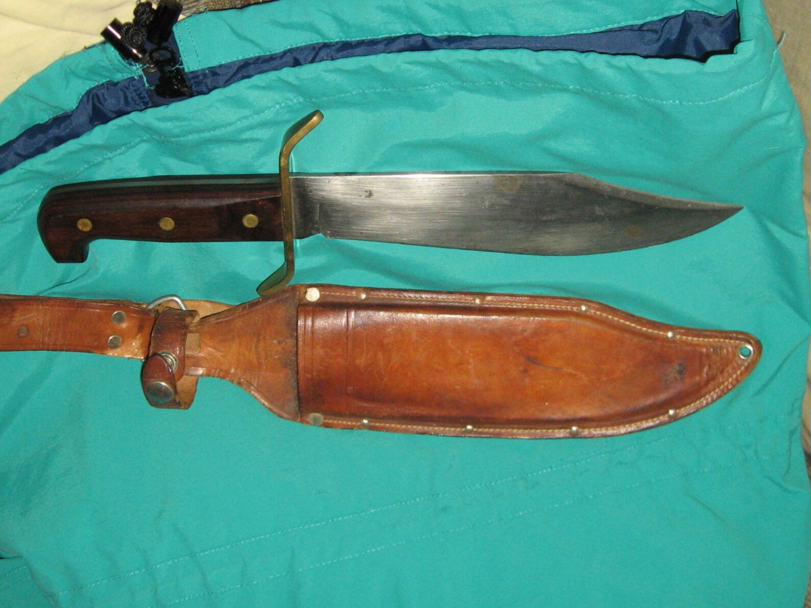 Western W49 Vintage large hunting bowie knife marked and Etsy
