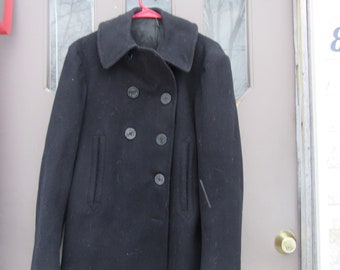 Vintage 40s World War II Era Navy Peacoat 36 - Etsy