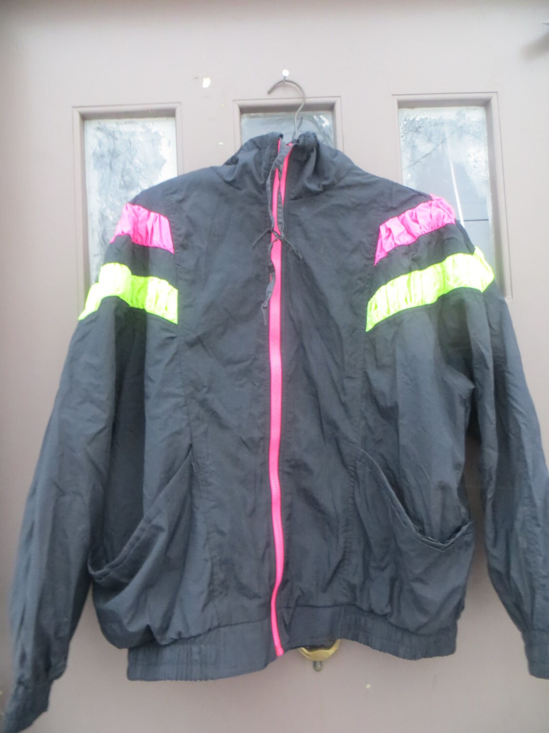 Neon Windbreaker - Etsy