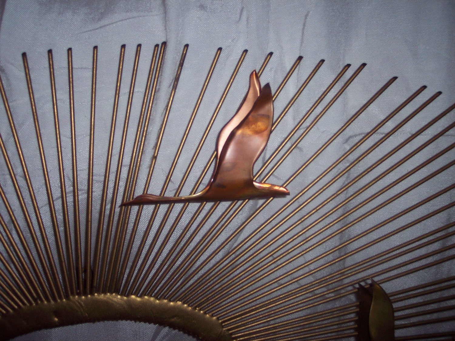 1960s 2 EAMES Era Vintage Metal Sunburst Wall Art Etsy