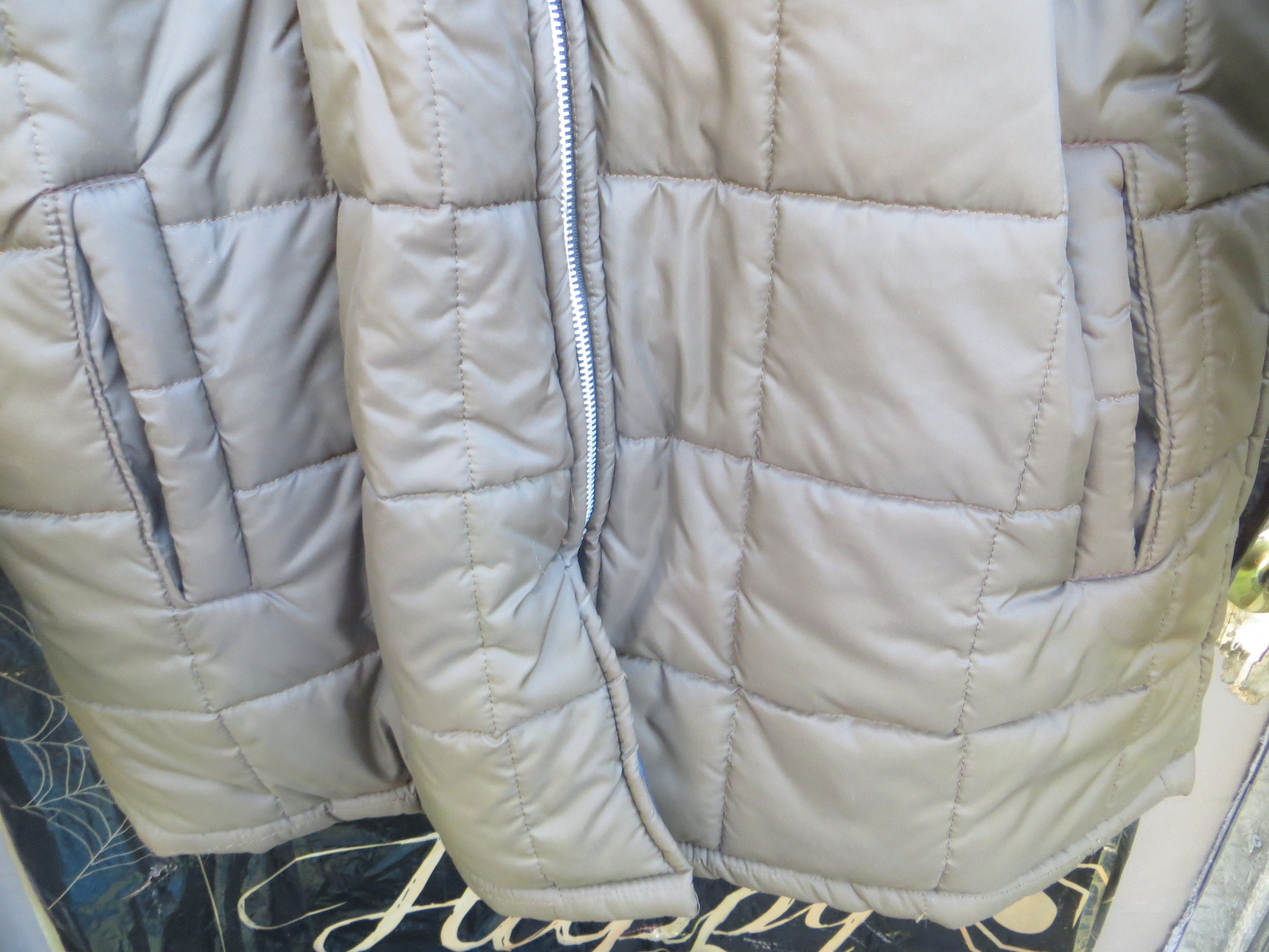 Vintage 60s puffer mens brown Ski Jacket / coat xlarge | Etsy