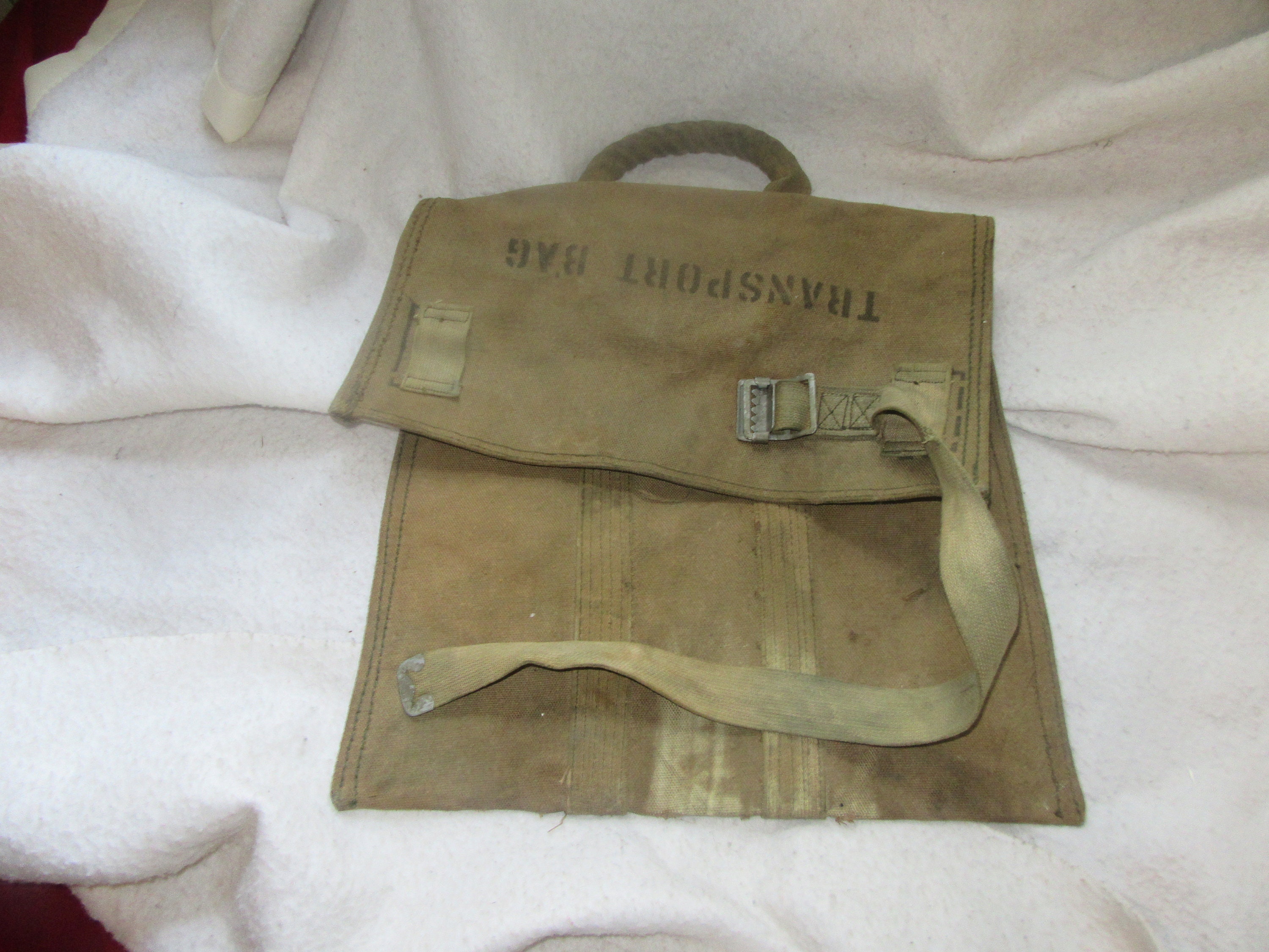 お得な特別割引価格) アメリカ軍 WW2 M7アサルトガスマスクバッグ