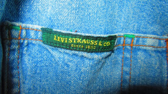 vintage LEVIS STRAUSS Silver tab 2 tone 5 pocket … - image 6