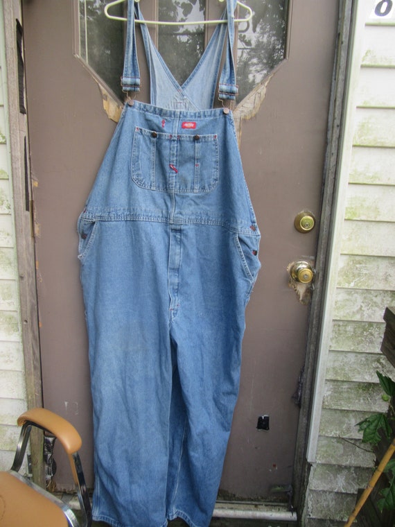 Vintage DICKIES Men's Farmer work denim Bib Ove