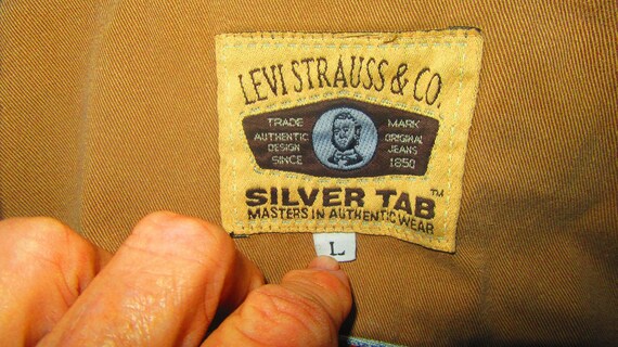 vintage LEVIS STRAUSS Silver tab 2 tone 5 pocket … - image 5