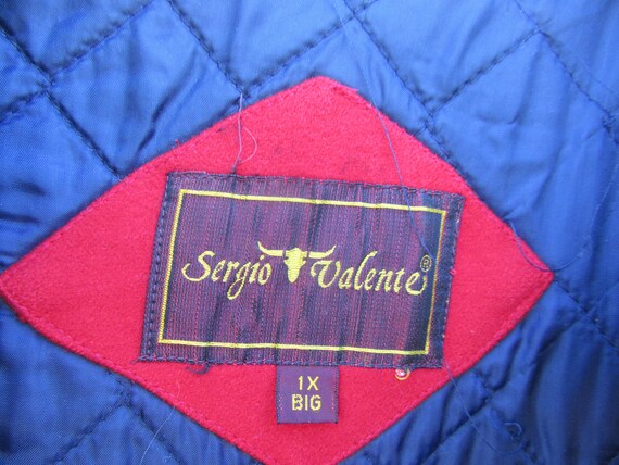 VTG 80s 90s mens Sergio Valente Wool Jacket Coat … - image 3