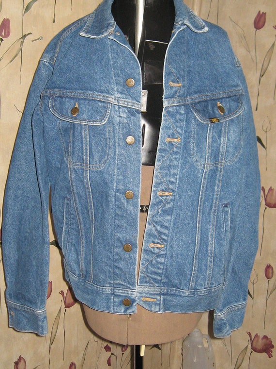 Vintage 70s LEE DENIM Jean trucker hipster jacket