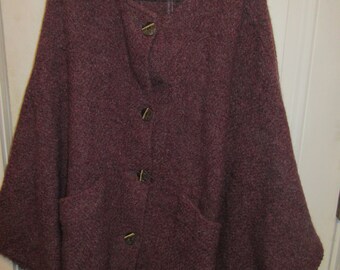 john Brangan  branigan weavers  IRELAND  wool poncho CAPE