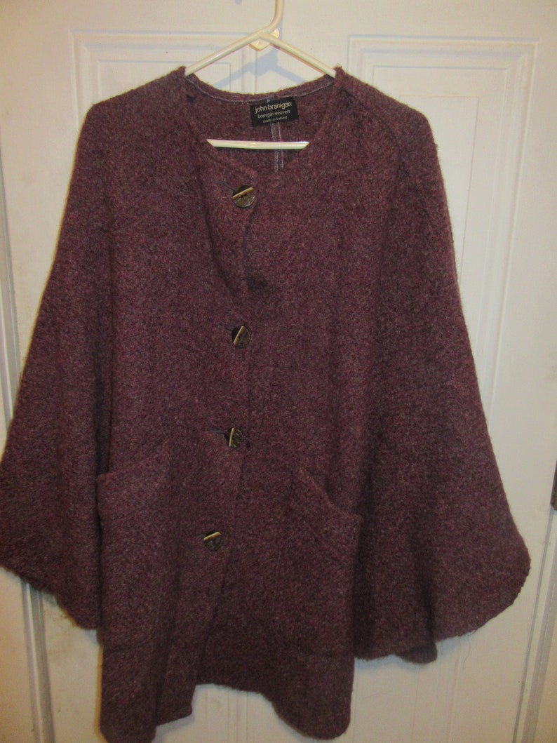 John Brangan Branigan Weavers IRELAND Wool Poncho CAPE - Etsy