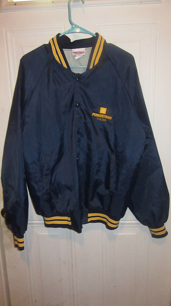 Vintage Hart well sports   navy blue lined GM powe