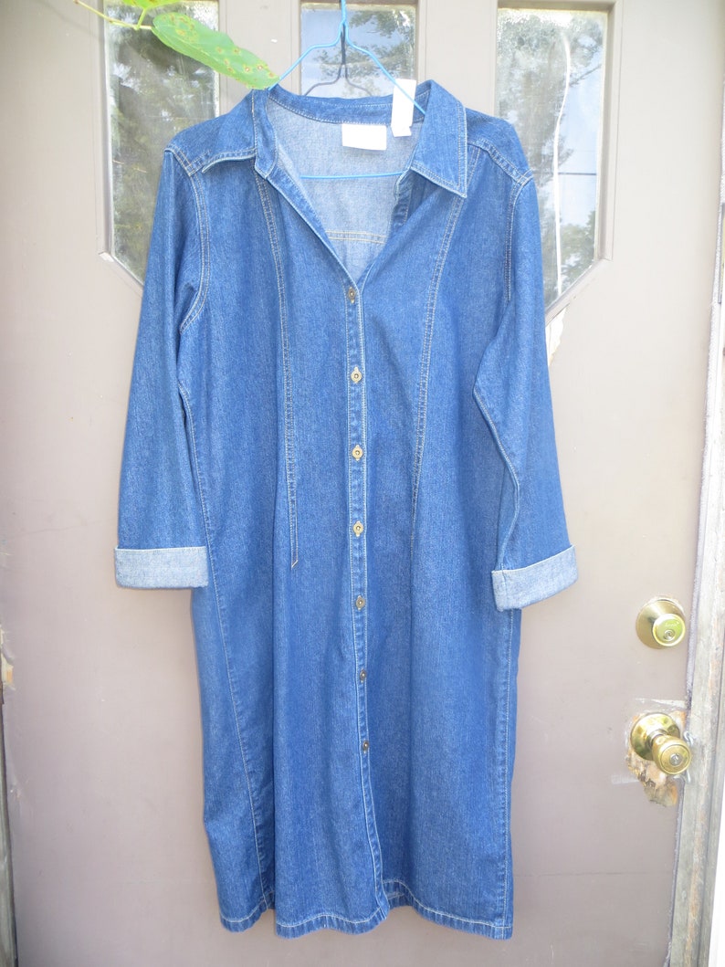 liz claiborne denim dress