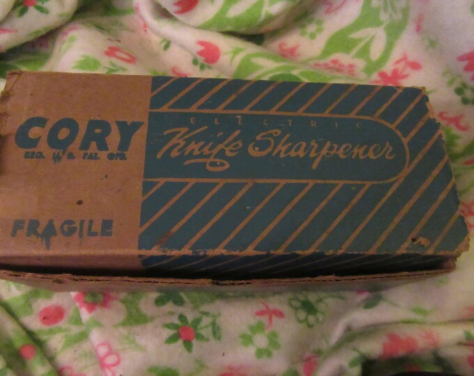 VINTAGE 1950S CORY ELECTRIC Knife Sharpener Works Etsy