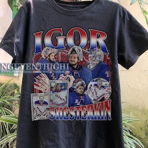 Igor Shesterkin Shirt Ice Hockey American Professional Hockey Championship Sport Merch Vintage Sweatshirt Hoodie Graphic Tee Gift Fans