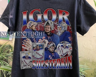 Igor Shesterkin Shirt Ice Hockey American Professional Hockey Championship Sport Merch Vintage Sweatshirt Hoodie Graphic Tee Gift Fans
