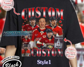 Custom Hockey Shirt, Personalized Hockey Mom Shirt, Hockey Name Shirt, Custom Hockey Team Shirt, Game Day Shirt, Hockey Gift, Sports Mom