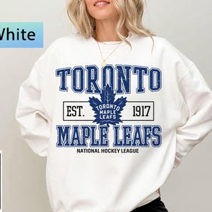 Vintage Toronto Maple Leafs Sweatshirt, Hockey Fan Shirt, Toronto Hockey Shirt, Toronto Maple Leafs Shirt, Maple Leafs Tee,Gift For Him