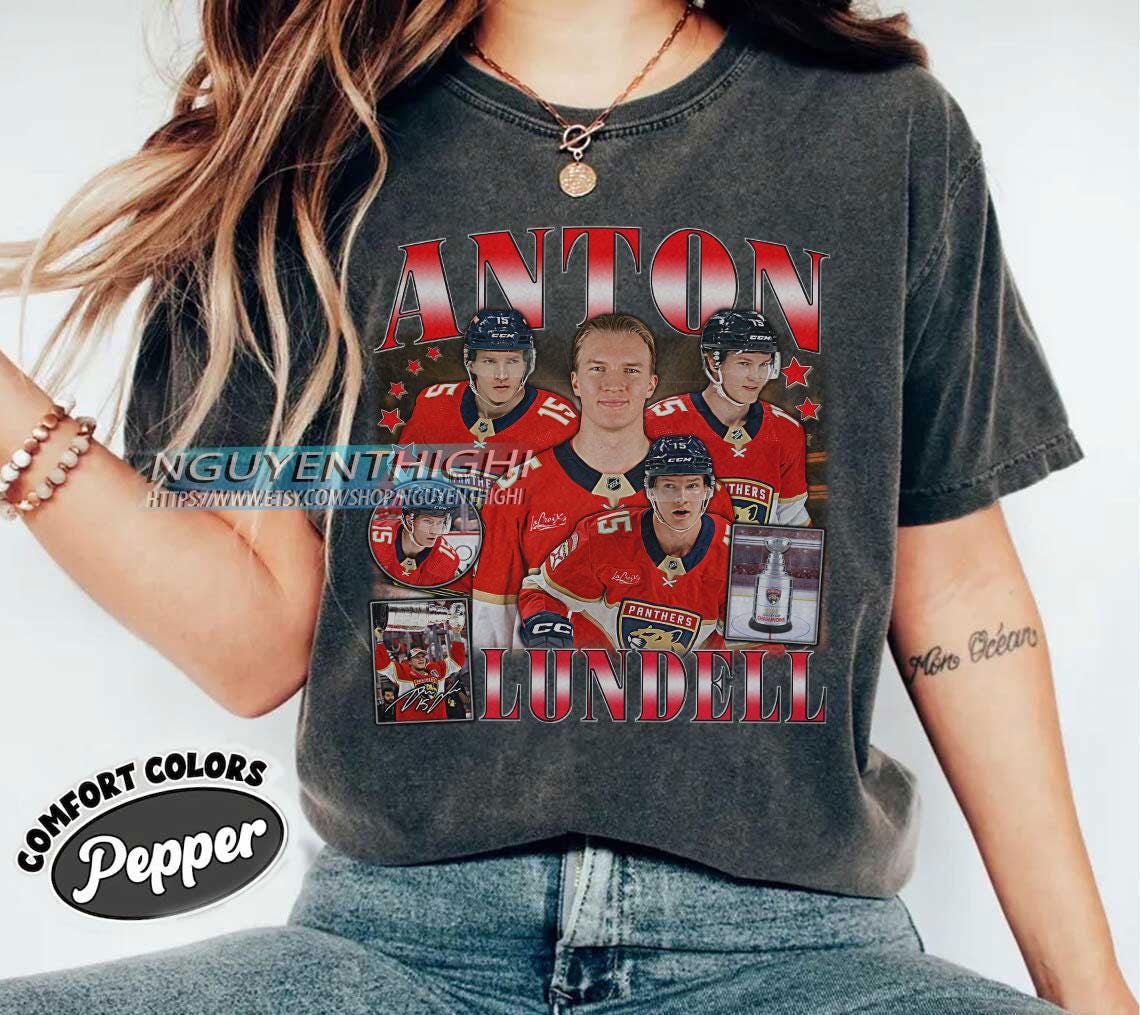 Comfort Colors® Anton Lundell Hockey T-shirt, Florida Panthers