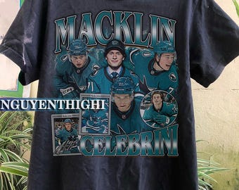 Macklin Celebrini Vintage 90s Graphic Style T-Shirt, Macklin Celebrini Shirt, Vintage Oversized Sports T-Shirt, Unisex Shirt