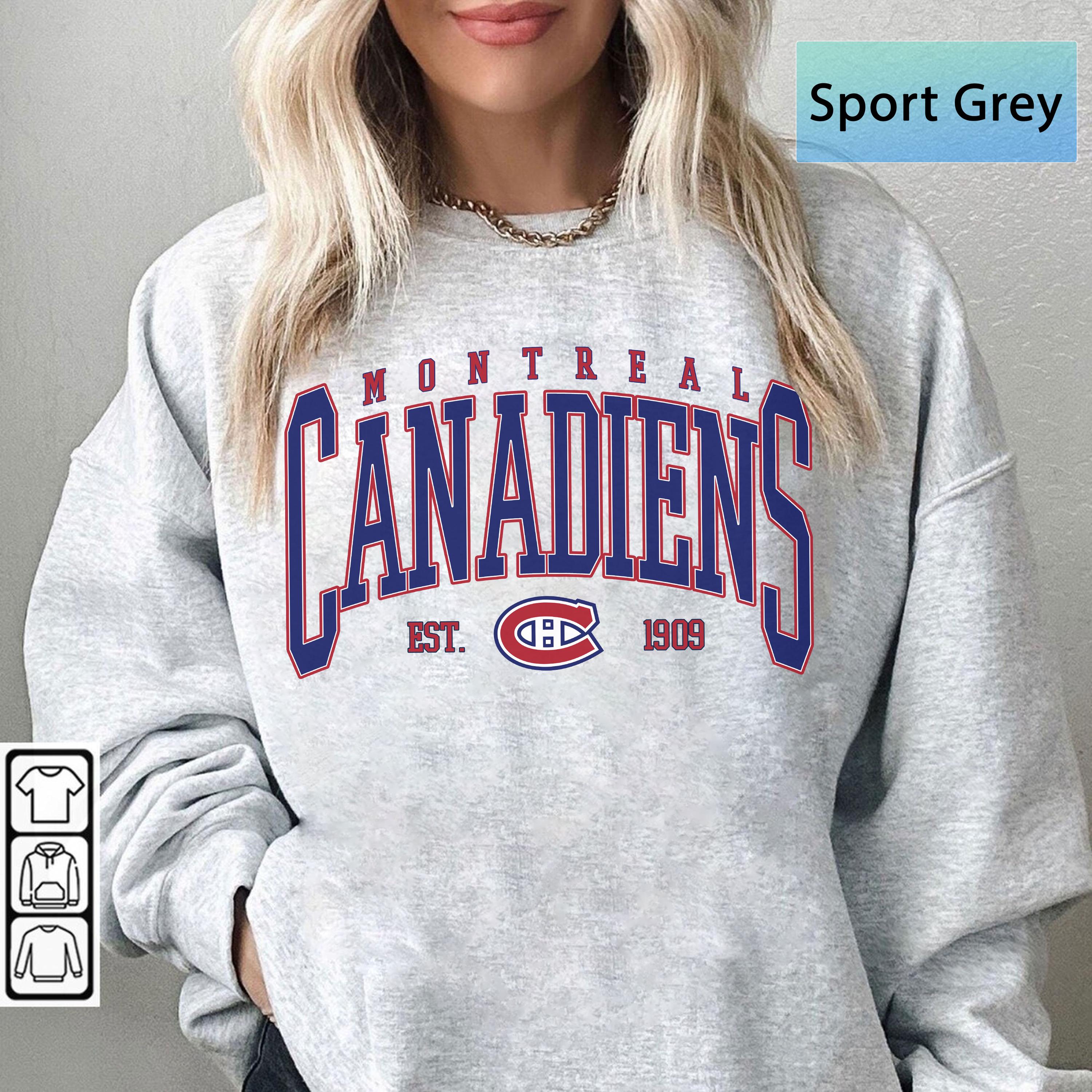 Vintage Montreal Canadiens Sweatshirt - Etsy Canada