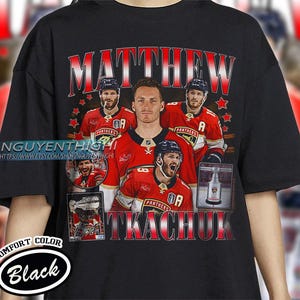 Comfort Colors® Matthew Tkachuk Hockey T-shirt, Florida Panthers Hockey T-shirt, 90s Vintage Hockey Shirt, Hockey Gift For Fan