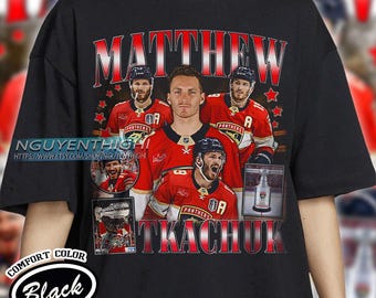 Comfort Colors® Matthew Tkachuk Hockey T-shirt, Florida Panthers Hockey T-shirt, 90s Vintage Hockey Shirt, Hockey Gift For Fan