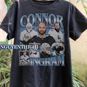 Connor Ingram Shirt Ice Hockey American Professional Hockey Championship Sport Vintage 90S Sweatshirt Graphic Tee Gift Fans