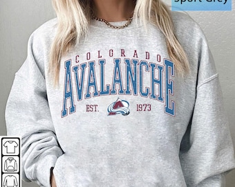 Vintage Colorado Avalanche Sweatshirt, Colorado Avalanche NHL Shirt, Colorado Hockey Fan shirt, Colorado Avalanche Hoodie