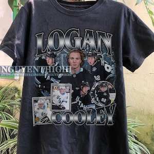 Logan Cooley Vintage 90s Graphic Style T-Shirt, Logan Cooley Shirt, Vintage Oversized Sports T-Shirt, Unisex Shirt, Bootleg Hockey Gift
