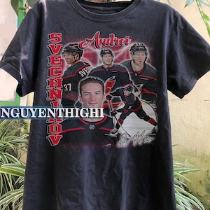 Andrei Svechnikov Carolina Ice Hockey Merch Shirt, Hurricanes Vintage 90s Bootleg Sweatshirts, Hockey American Eras Tour Fan 3011 PTP