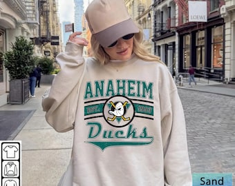 Vintage Anaheim Mighty Ducks Crewneck Sweatshirt, Mighty Ducks Shirt, Anaheim Mighty Ducks Hoodie, Anaheim Mighty Ducks Fan Shirt