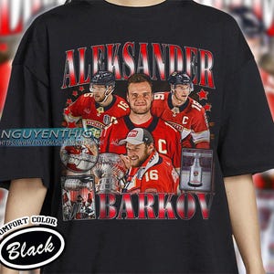 Comfort Colors® Aleksander Barkov Hockey T-shirt, Florida Panthers Hockey T-shirt, 90s Vintage Hockey Shirt, Hockey Gift For Fan