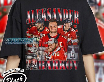 Comfort Colors® Aleksander Barkov Hockey T-shirt, Florida Panthers Hockey T-shirt, 90s Vintage Hockey Shirt, Hockey Gift For Fan