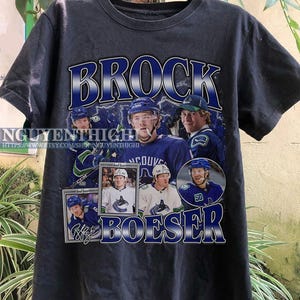 Brock Boeser Vintage 90s Graphic Style T-Shirt, Brock Boeser Shirt, Vintage Sports T-Shirt, Unisex Shirt, Bootleg Hockey Gift