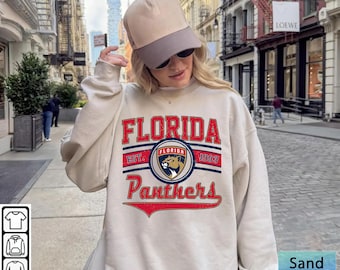 Vintage Florida Panther Sweatshirt, Florida Panther Sweater, Panthers T-Shirt, Hockey Fan Shirt, Retro Florida Ice Hockey