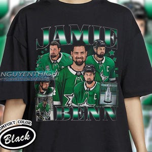 Comfort Colors® Jamie Benn Hockey T-shirt, Dallas Stars Hockey T-shirt, 90s Vintage Hockey Shirt, Hockey Gift For Fan